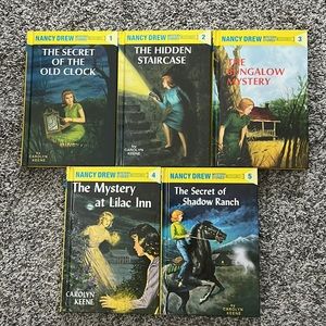 Nancy Drew Mystery Stories Books 1-5